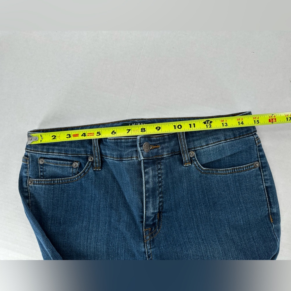 Lauren Ralph Lauren LRL Jeans Straight Leg Women’s Size 10 Classic Dark Wash - Picture 11 of 11